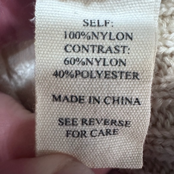 Gimmicks by BKE Cream Open-Knit Top Women’s Size XS - Picture 5 of 8